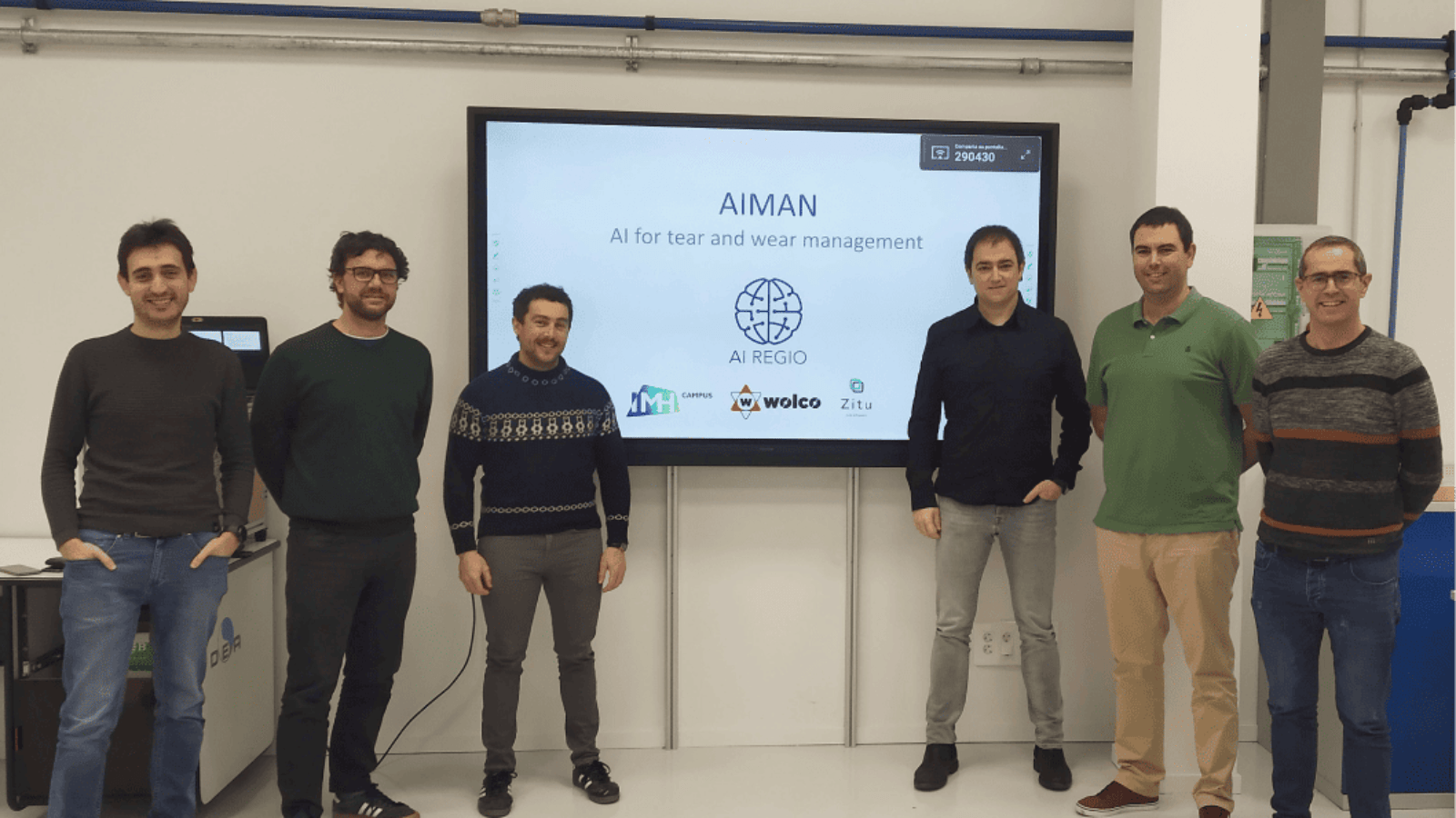 Responsables del proyecto AIMAN reunidos