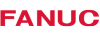 Logo de Fanuc, proveedor de soluciones de automatización industrial y robótica.