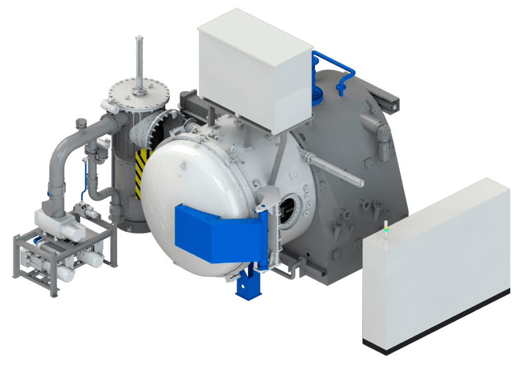 Imagen en 3D de una máquina de forja